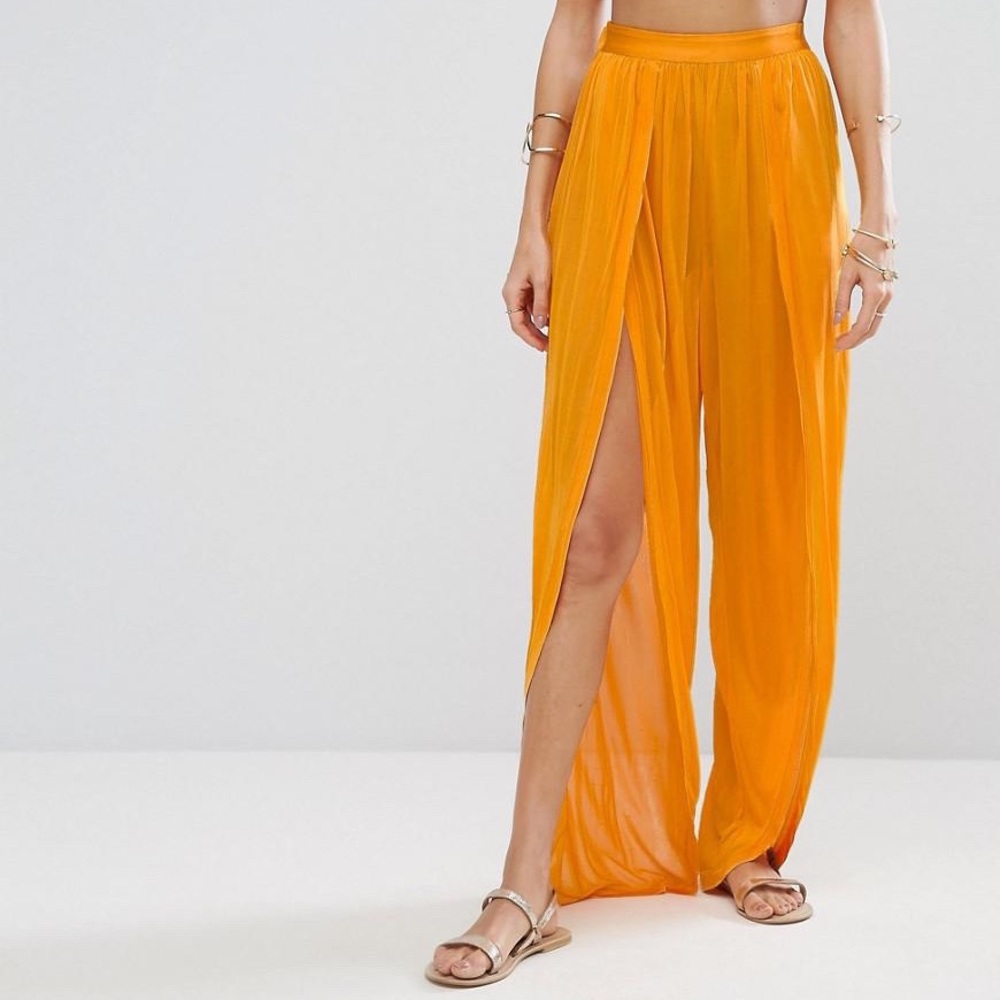 front slit beach pant
